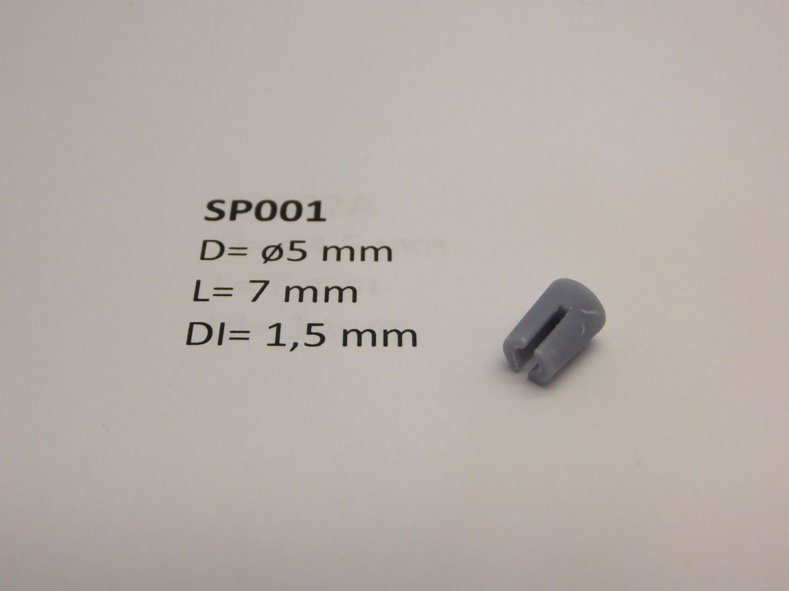 Kardankoppling, ø 5 x 7 - för 1.5 mm axel