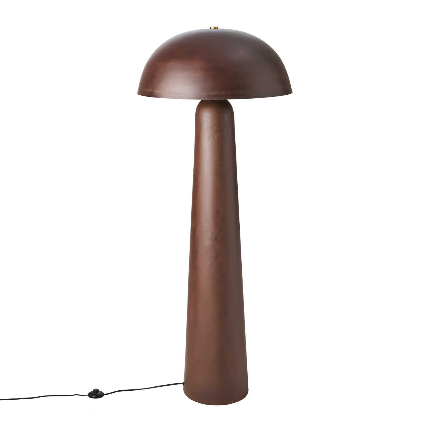 Fungi, brun golvlampa från Affari off Sweden
