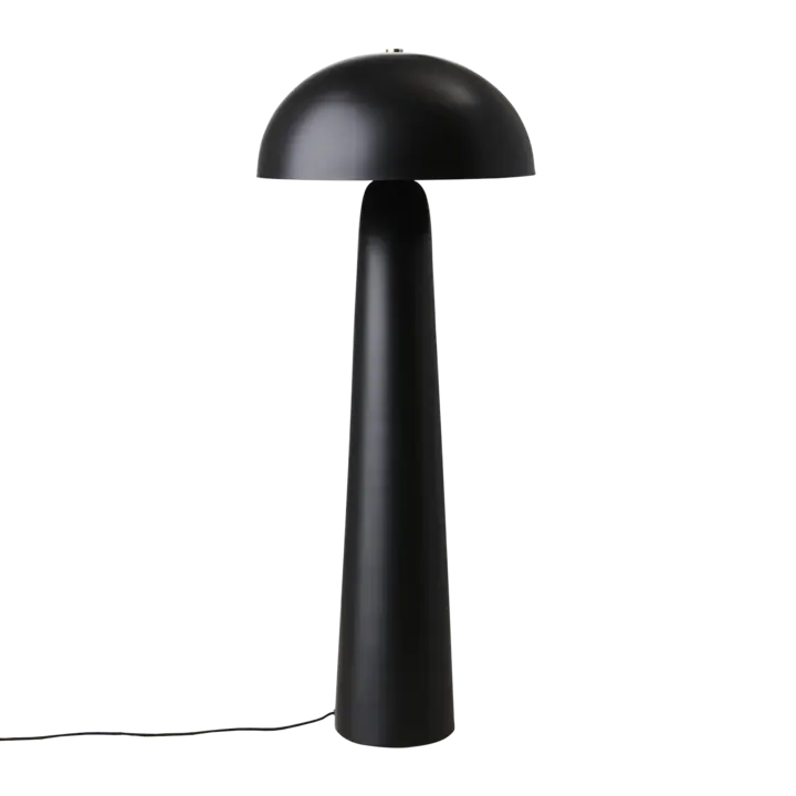 Fungi, svart golvlampa från Affari off Sweden