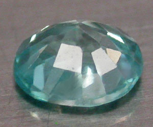 0,47 ct hermosa piedra preciosa de circón azul natural de talla ovalada sin tratar - 2