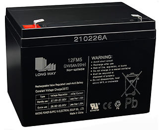 Batteri till Barn Elbil - LongWay -  24V/5Ah
