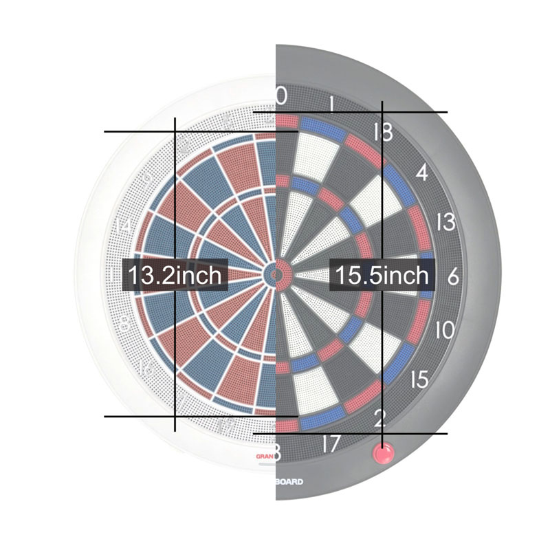 Granboard 132 Professional Elektronisk SOFTTIP Darttavla - 3