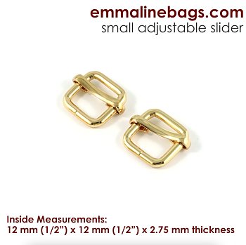 Justerspänne - 1/2" - guld - 2-pack - Emmaline