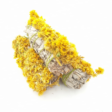  Vit Salvia / Kungsljus (Verbascum) Smudge