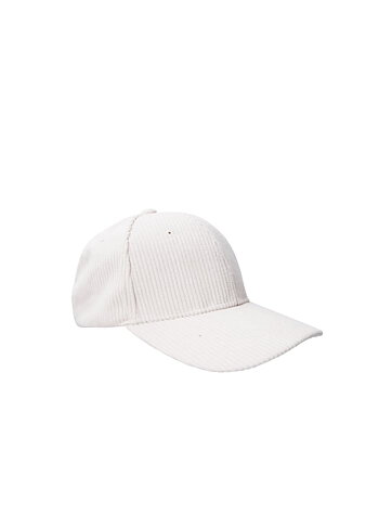 Black Colour - Abigail  Cap  Off White