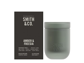 Smith &amp; Co Amber &amp; Freesia Scented Candle