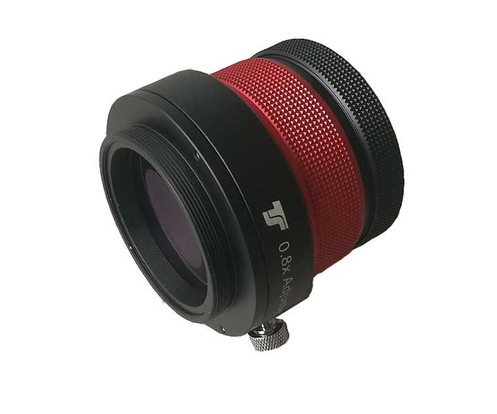TS-OPTICS 0,8x REDUCER / KORREKTOR FÖR REFRAKTORER UPP TILL 102 mm