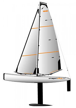 Segelbåt Joysway Dragon Flite 95 V2 PNP utan Radioutrustning