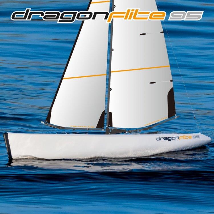 Segelbåt Joysway Dragon Flite 95 V2 PNP utan Radioutrustning - 4