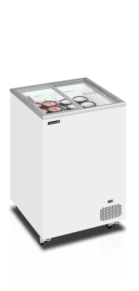 Tefcold - IC101SC - Frysbox - 2 korgar - platt lock  - 91 liter - 2