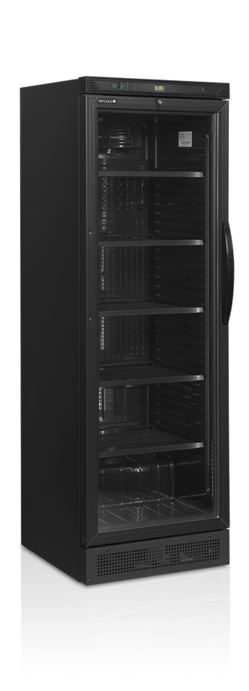 Tefcold - Flaskkyl - CEV425 BLACK L/H - Vänsterhängd dörr