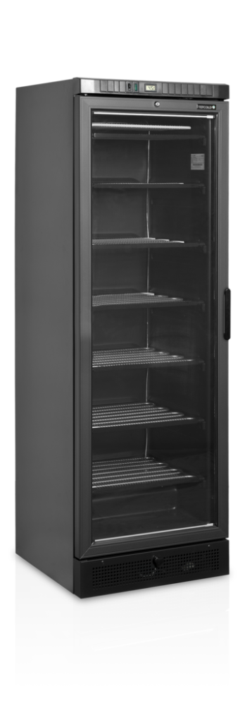 Tefcold - Displayfrys - UFSC371G Black L/H - Vänster dörr
