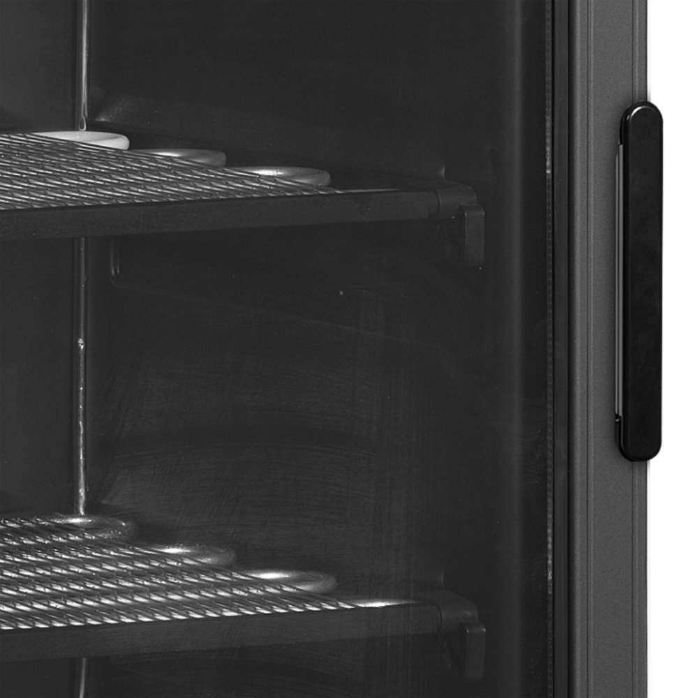 Tefcold - Displayfrys - UFSC371G Black L/H - Vänster dörr - 2