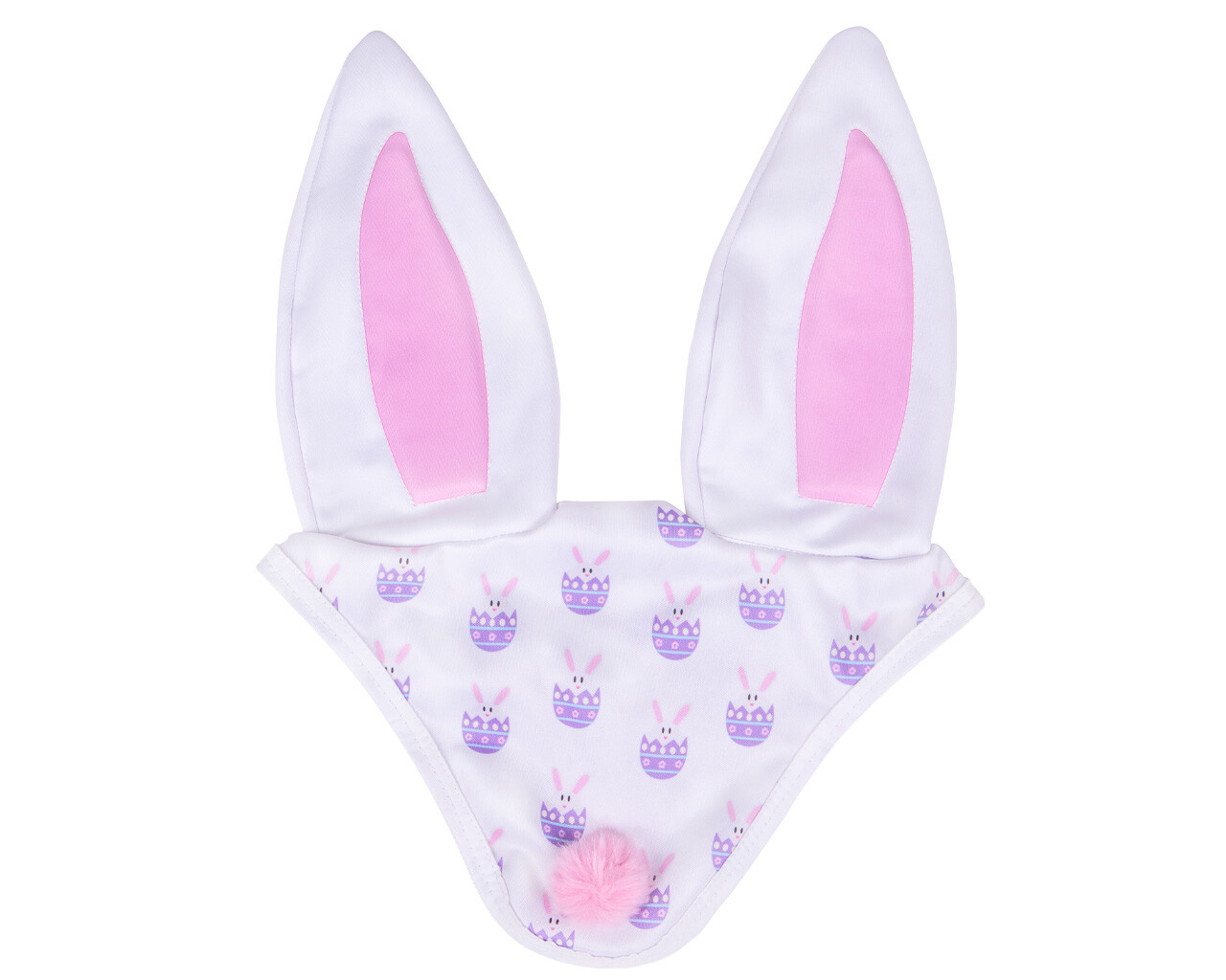 QHP Ear net Easter Bunny - White