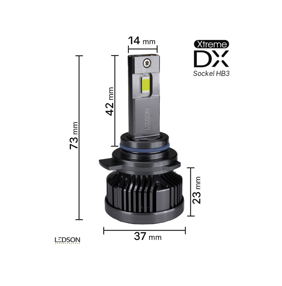 HB4 LEDSON Xtreme DX LED för halogen-strålkastare  - 2