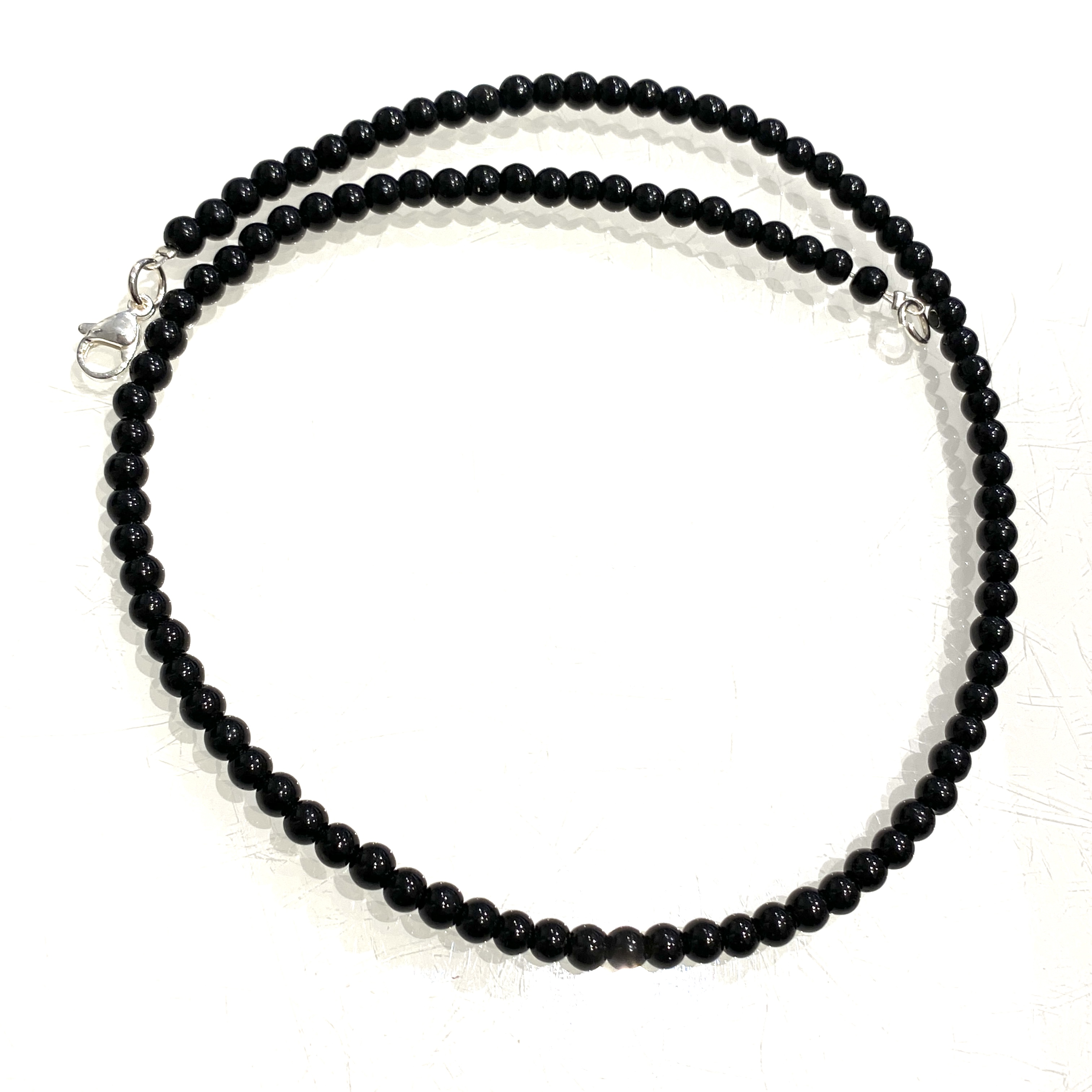Halsband svart Onyx 42 cm  - 2