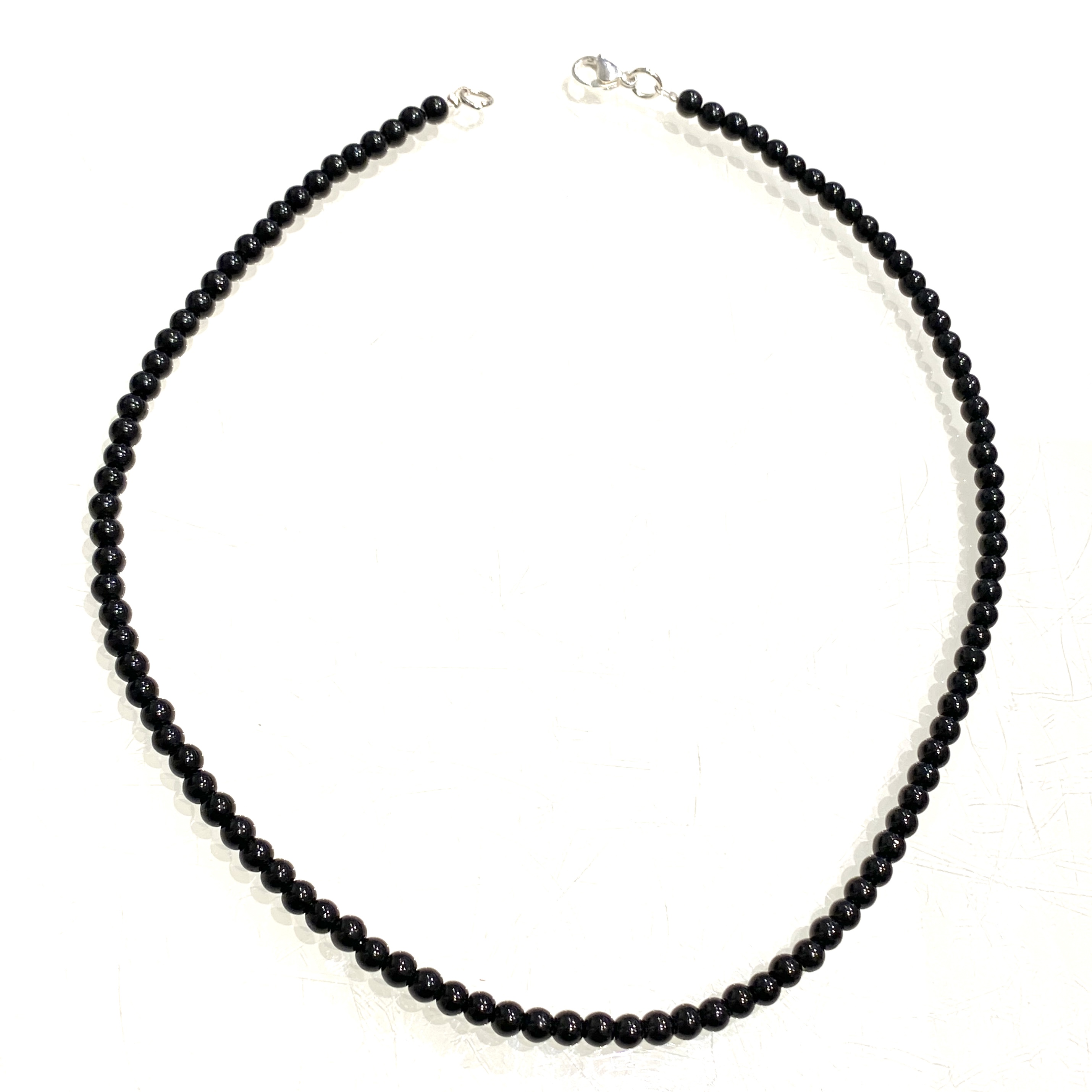 Halsband svart Onyx 42 cm 