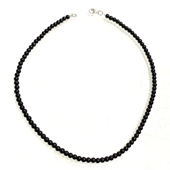 Necklace black Onyx  42 cm 