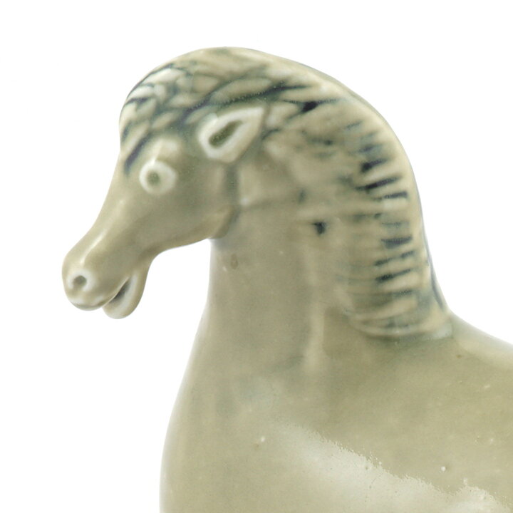 Stig Lindberg (1950s) Green Modern Horse 17 cm