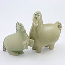 Stig Lindberg (1950s) Green Modern Horse 17 cm