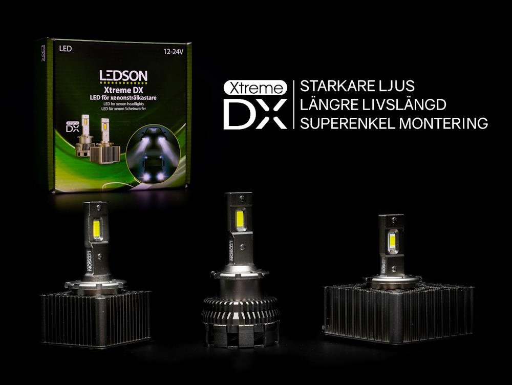 D3S/D3R LEDSON Xtreme DX LED för xenonstrålkastare Sockel D3S/D3R