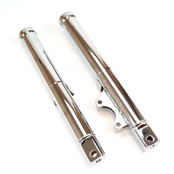 Outer leg set front fork ks zund nt mod. 529/530 chrome left+right 530-12.617/618