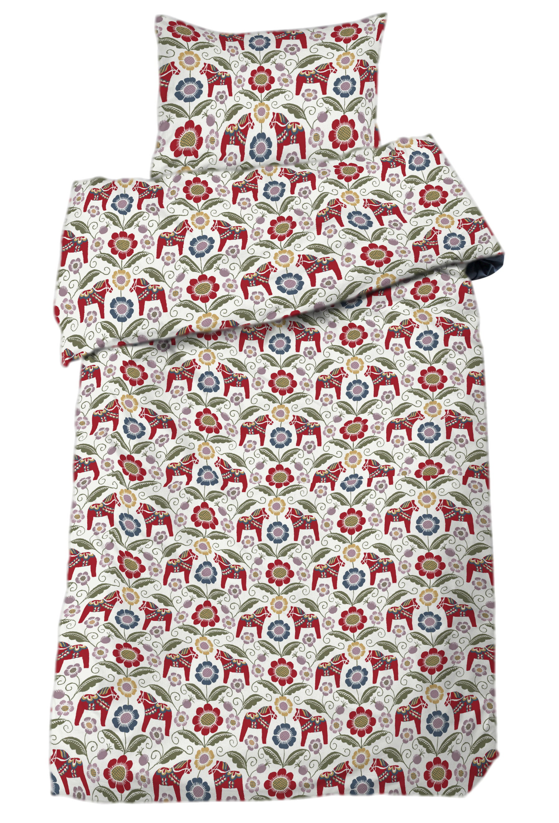  Bäddset Siljan Vit/Röd - 2