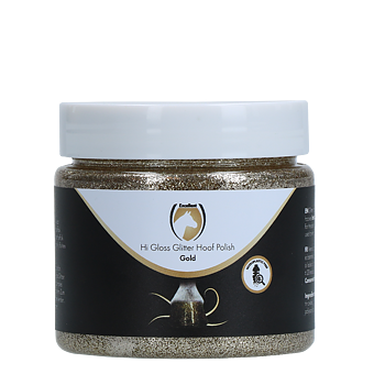 Excellent Hi Gloss Glitter Hoof Polish 150 ml - Gold