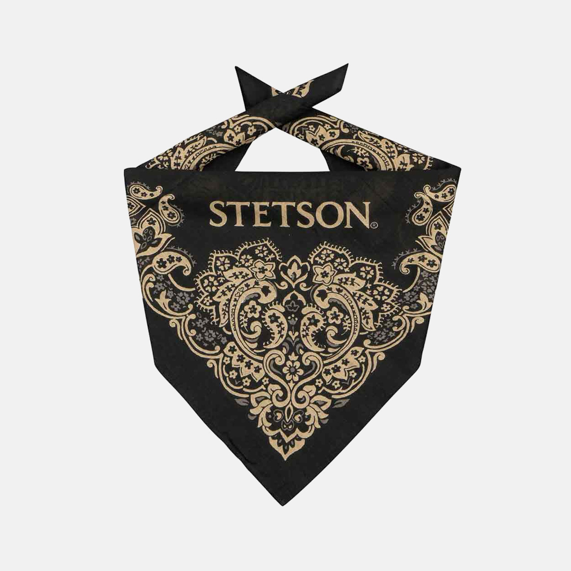 Stetson - Paisley Bandana Black