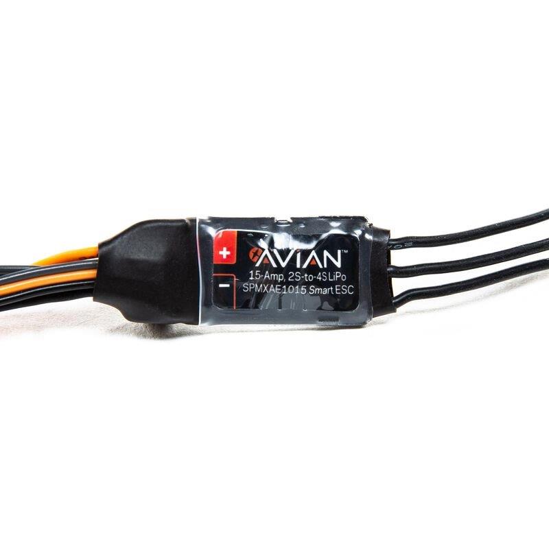 Spektrum Avian 15-Amp Smart Lite Brushless ESC, 2S-4S: IC2 - 2
