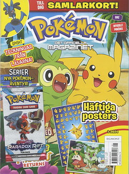 Pokemon magasin nr 1 2024, Extra: Fun pack med  Scarlet & Violet, Paradox Rift