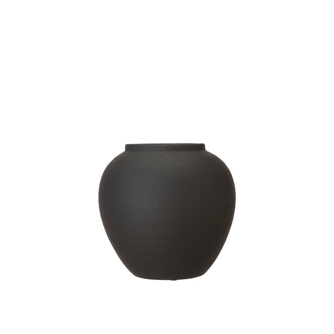 Svart vas / urna 25 cm - 3