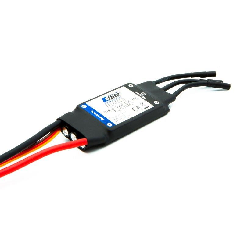 E-flite 70-Amp Switch Mode BEC Brushless ESC with EC3