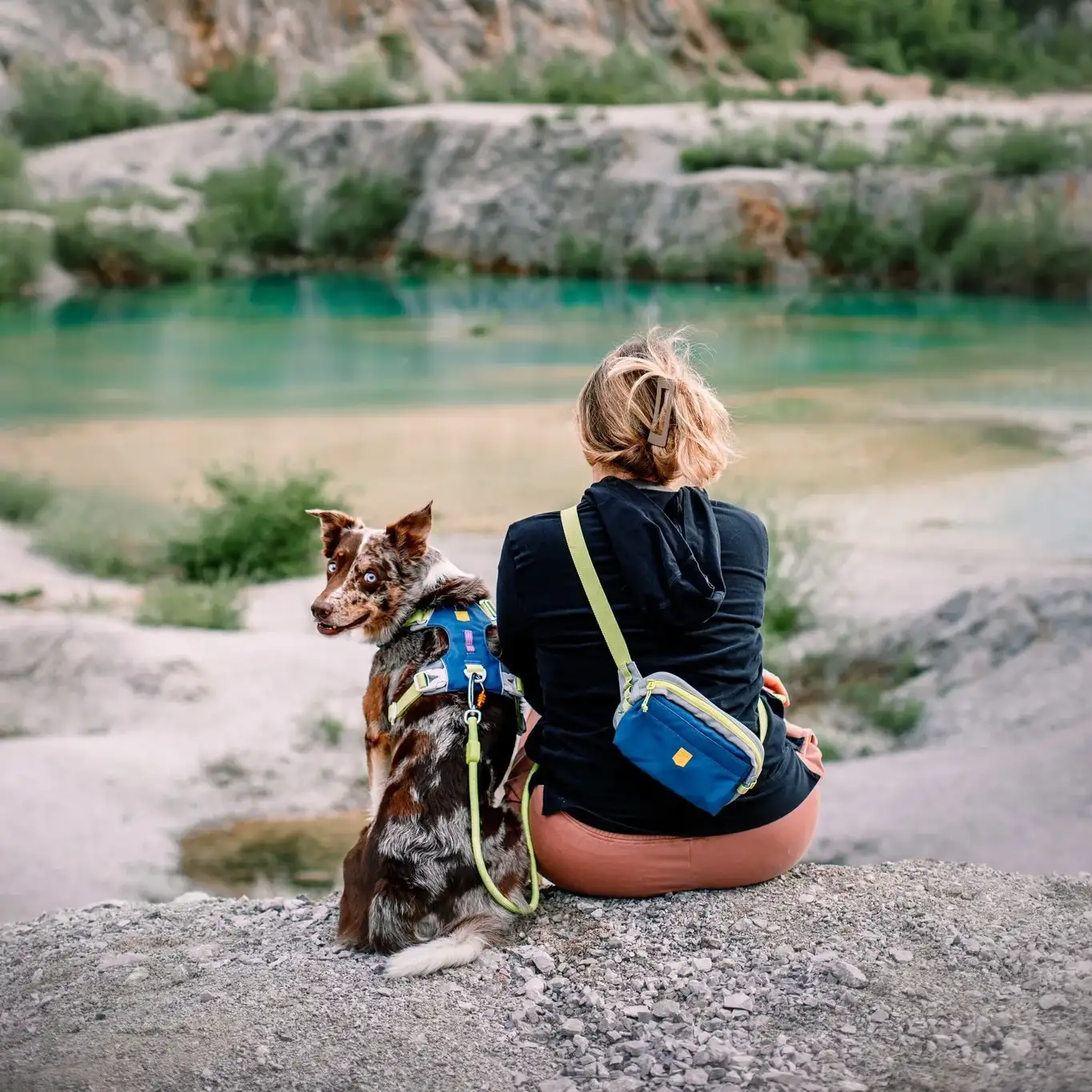 Woolly Wolf hip bag - made of recycled material - 10