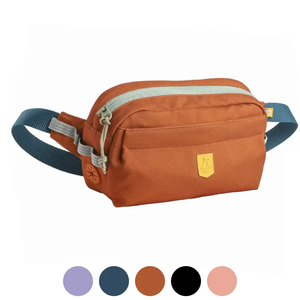 Woolly Wolf hip bag - made of recycled material