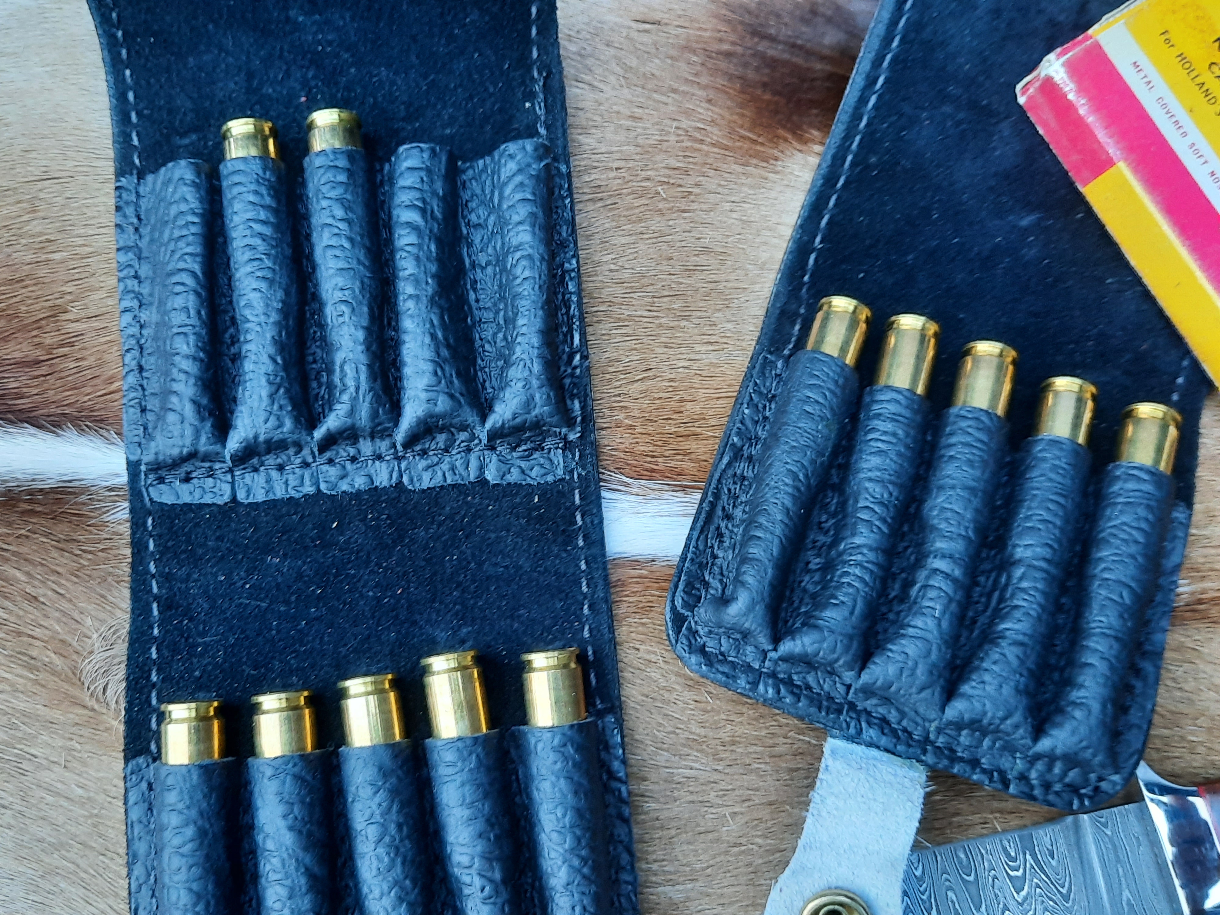 Cartridge Belt Slides, Pouches - Zebra & Cape Buffalo - 100% Safari - 5