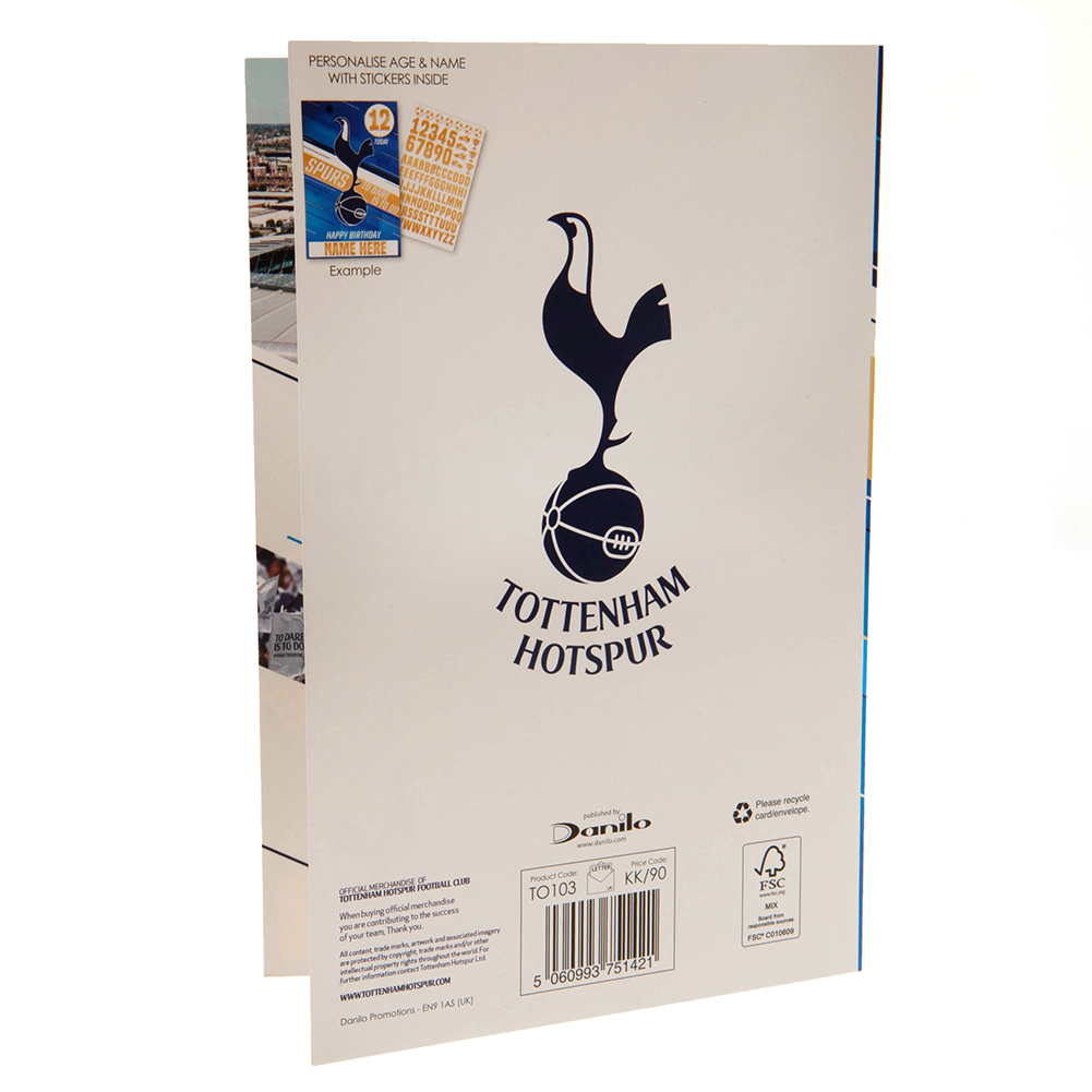 Tottenham Hotspur Födelsedagkort HP - 5