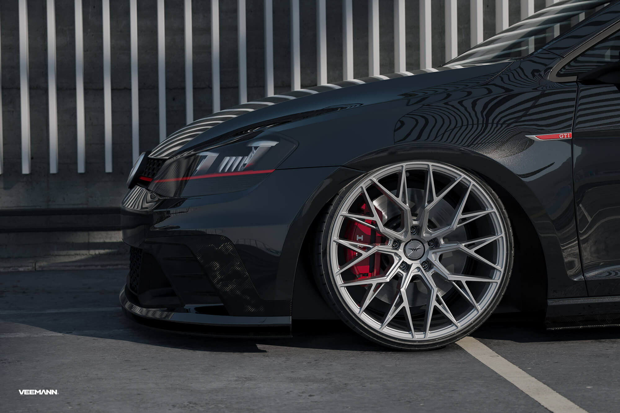20" Veemann V-FS51 Silver/machined 5x112 - 4