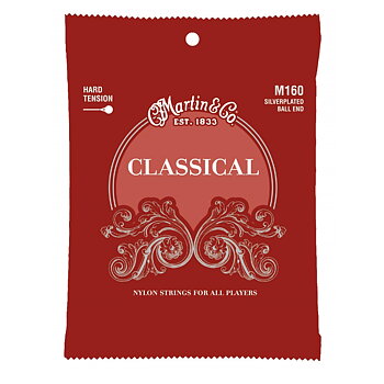 Martin M160 Classical Silverplated Ball End