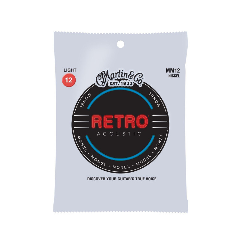 Martin MM12 Retro Acoustic Light (012-054) Monel Wound