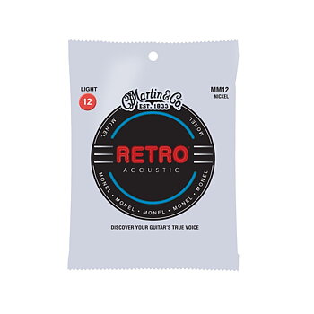 Martin MM12 Retro Acoustic Light (012-054) Monel Wound