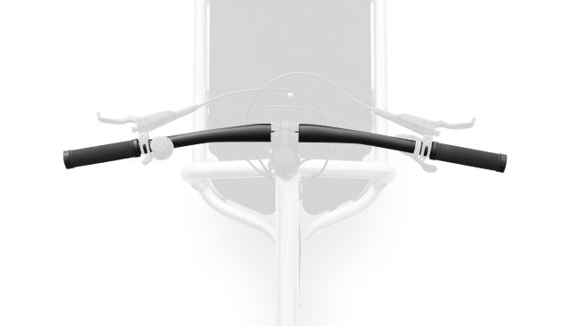 Handlebar, MJ aluminium, riser - 2