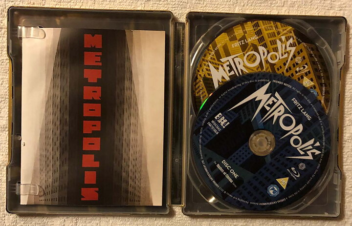 Metropolis Blu-ray 2-disc EUREKA! Masters of Cinema Limited Steelbook 