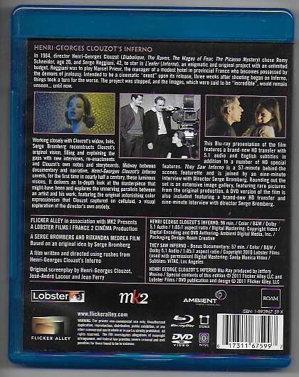 Inferno Blu-ray + DVD