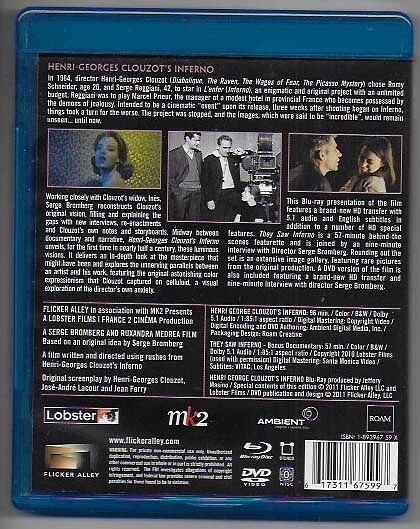 Inferno Blu-ray + DVD
