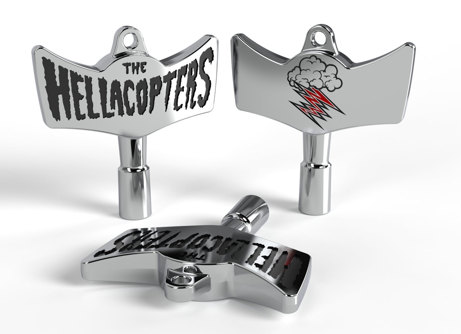 THE HELLACOPTERS - SIGNATURE DRUM KEY OF ROBERT ERIKSSON