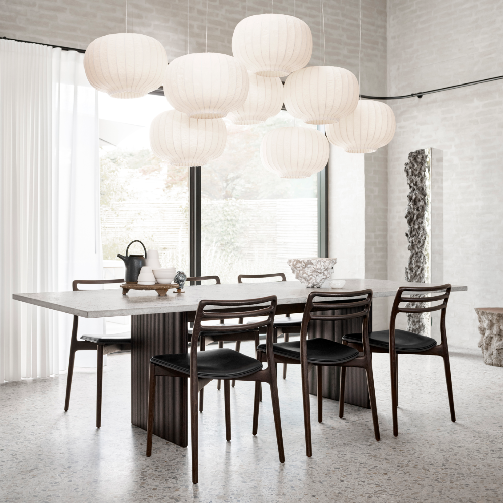Vipp 496 Cabin Square Table w/ stone top - 2