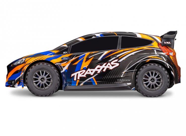 Traxxas Ford Fiesta Rally 1/10 VXL 4WD RTR TQ Orange - 2