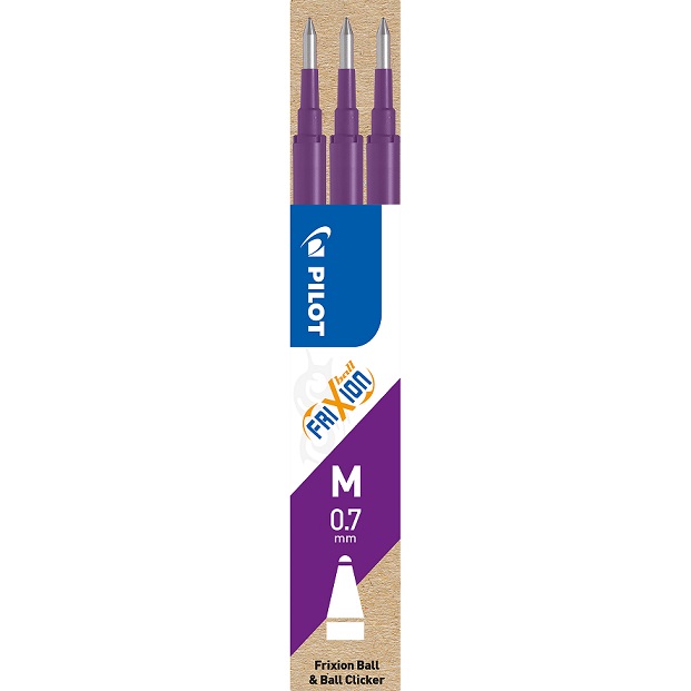 Refill Cartridge 3-pack FriXion Purple 0.7