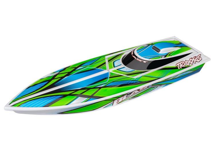 Traxxas Blast Elbåt RTR TQ Grön med Batteri & USB-C Laddare